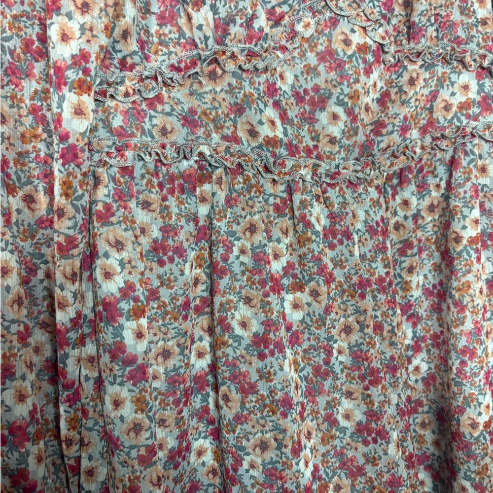 Floral Ruffle Dress - Picture 3 of 6